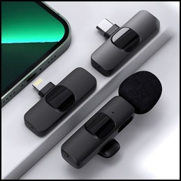 Bezprzewodowy Mikrofon Krawatowy MicroUSB | Podwójny - Dla Twórców