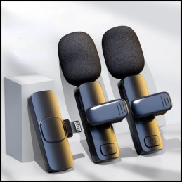 Bezprzewodowy Mikrofon Krawatowy MicroUSB | Podwójny - Dla Twórców
