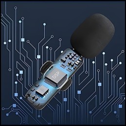 Bezprzewodowy Mikrofon Krawatowy MicroUSB | Podwójny - Dla Twórców