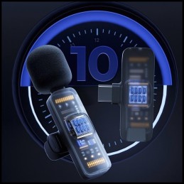 Bezprzewodowy Mikrofon Krawatowy Do IPhone | Podwójny - Dla Twórców