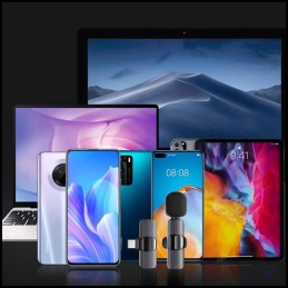 Bezprzewodowy Mikrofon Krawatowy Do IPhone | Podwójny - Dla Twórców