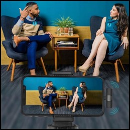 Bezprzewodowy Mikrofon Krawatowy Do IPhone | Podwójny - Dla Twórców