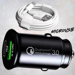 Ładowarka Samochodowa MicroUSB | USB - Szybkie Ładowanie!