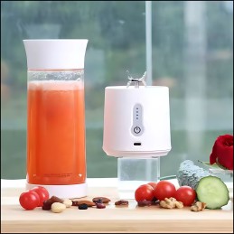 BLENDER PRZENOŚNY BEZPRZEWODOWY 380ML 6 OSTRZY SMOOTHIE SHAKE USB BPA FREE