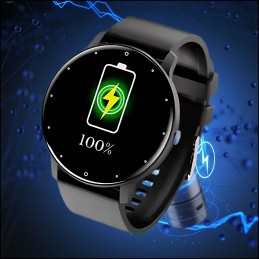 Smartwatch z pomiarem ciśnienia i pulsu, wodoodporny zegarek sportowy z Bluetooth i GPS, dla dzieci, kobiet i mężczyzn