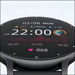 Smartwatch z pomiarem ciśnienia i pulsu, wodoodporny zegarek sportowy z Bluetooth i GPS, dla dzieci, kobiet i mężczyzn