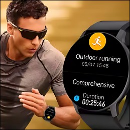Smartwatch z pomiarem ciśnienia i pulsu, wodoodporny zegarek sportowy z Bluetooth i GPS, dla dzieci, kobiet i mężczyzn