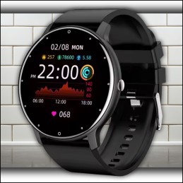 Smartwatch z pomiarem ciśnienia i pulsu, wodoodporny zegarek sportowy z Bluetooth i GPS, dla dzieci, kobiet i mężczyzn