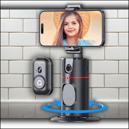 Statyw na Telefon z Kamerą - Śledzenie Ruchów 360° | Gadgetic.pl