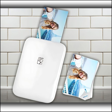Mobilna drukarka do zdjęć Instax – Bluetooth, bez tuszu, mini rozmiar, zdjęcia z telefonu