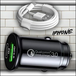 Ładowarka Samochodowa do iPhone TYP LIGHTNING | USB - Szybkie Ładowanie!