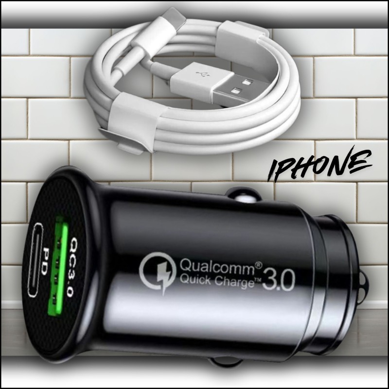 Ładowarka Samochodowa do iPhone TYP LIGHTNING | USB - Szybkie Ładowanie!
