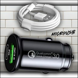 Ładowarka Samochodowa MicroUSB | USB - Szybkie Ładowanie!