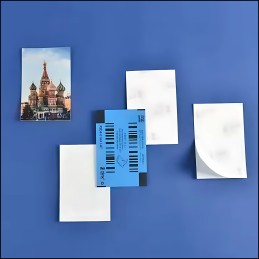 Papier fotograficzny 2x3" – 5 arkuszy | Do drukarki INSTAX, HP, Canon