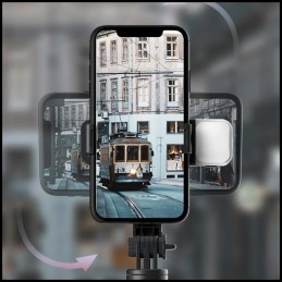 Statyw Selfiestick z Lampą LED i Pilotem - Idealny dla Twórców Treści