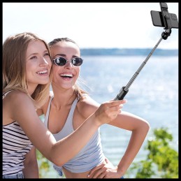 Statyw Selfiestick z Lampą LED i Pilotem - Idealny dla Twórców Treści