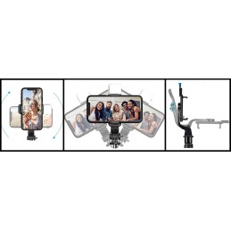 Statyw Selfiestick z Lampą LED i Pilotem - Idealny dla Twórców Treści