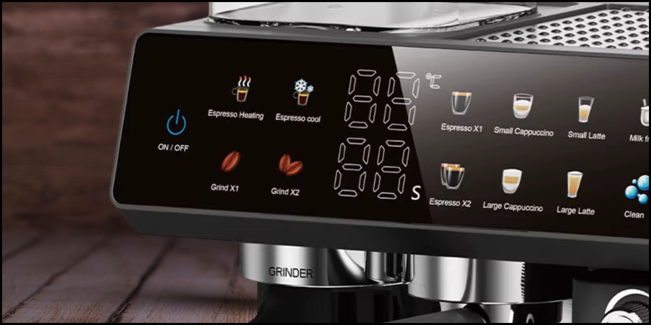 expres-do-kawy-cisnieniowy-latte-espresso-cappuccino-spieniacz-mlynek-zmielona-kawa-prezentacja